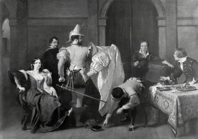 Scene from 'The Taming of the Shrew' by William Shakespeare