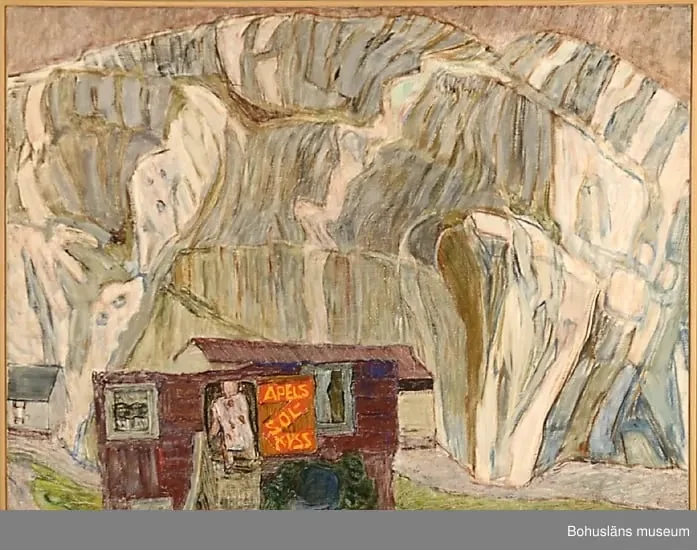 Painting, by Vera Nilsson, paint, 1952