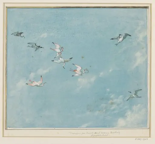 Painted ceiling at Weston Birt House