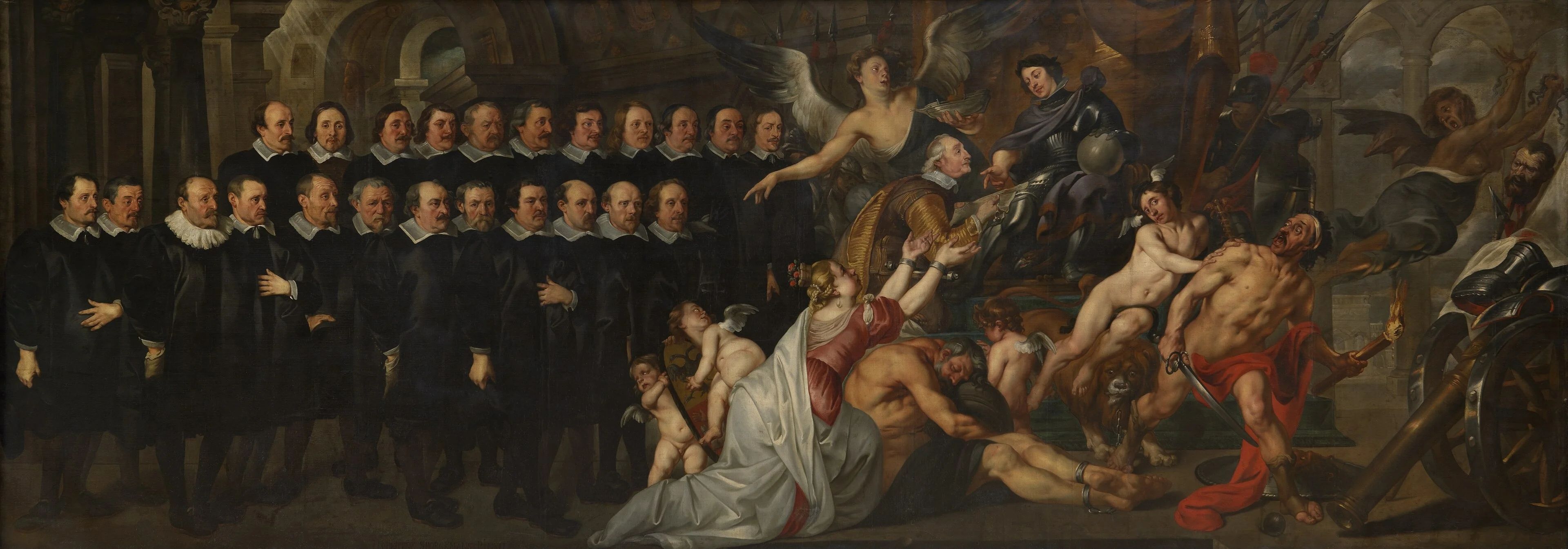 The city of Antwerp begs Emperor Ferdinand to open the Scheldt again