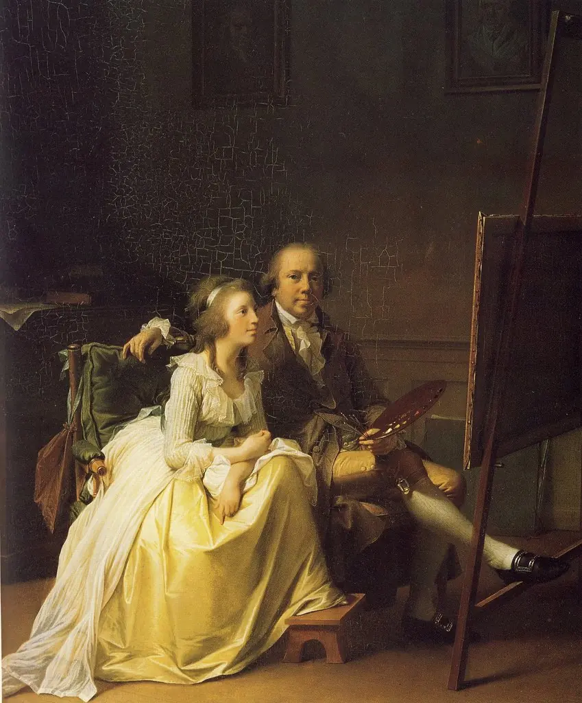 The Artist and his Wife Rosine, née Dørschel
