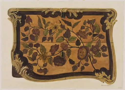 Dutch marqueterie table, ca. 1700