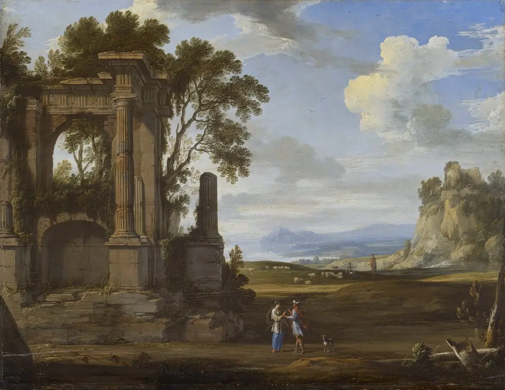 A Classical Landscape with Judah and Tamar