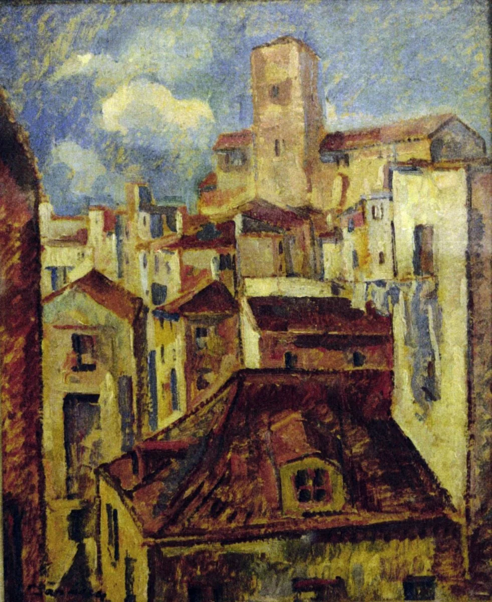 Peisaj din Saint-Tropez, by Nicolae Dărăscu, unspecified