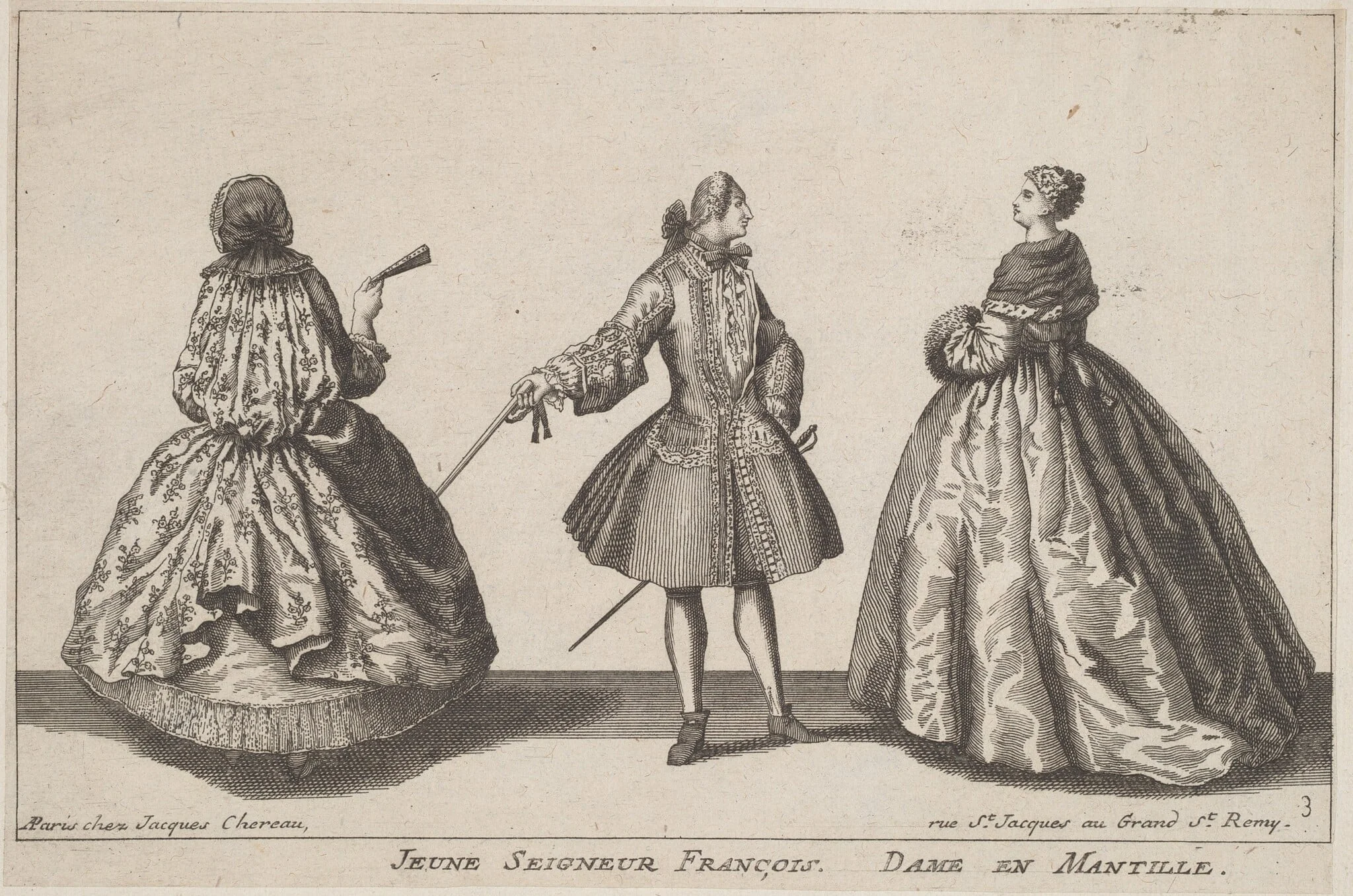 Jeune Seigneur François/Dame en Mantille