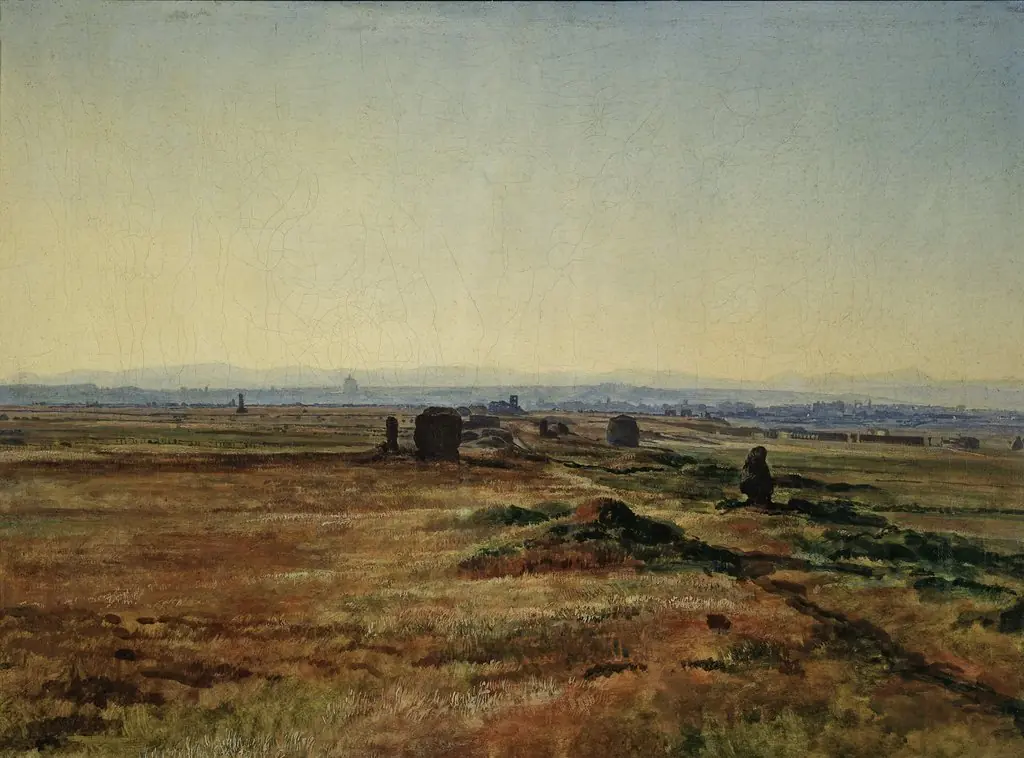 Via Appia at Sunset