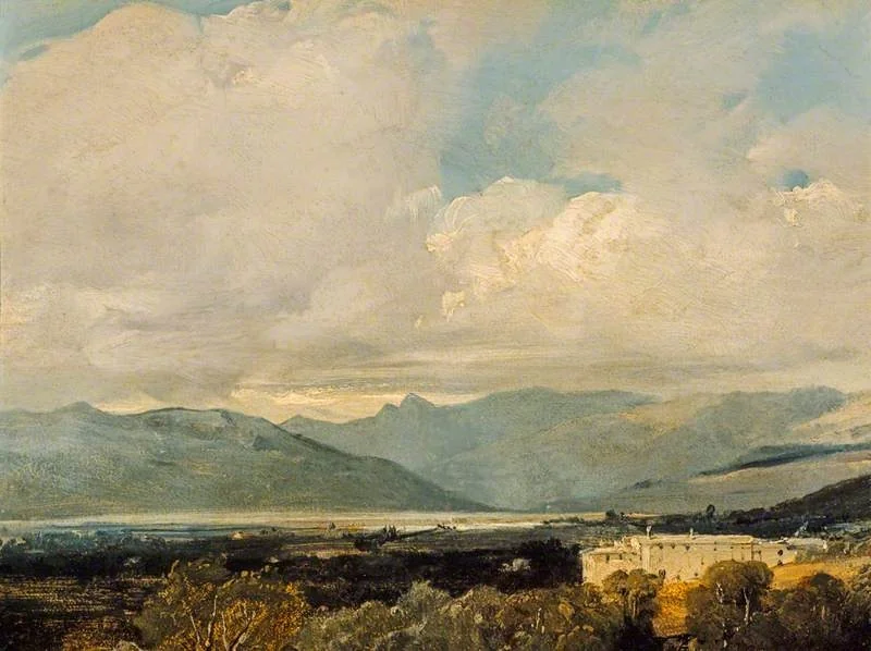 View near Sarzana, Val di Magra, by Richard Parkes Bonington, unspecified, 1826