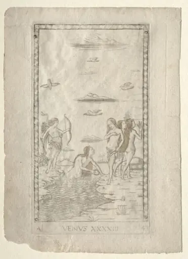 Venus (from the Tarocchi, series A:  Firmaments of the Universe, #43)