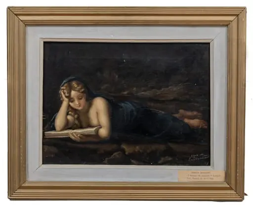 Magdalena în peșteră (copie după Correggio)