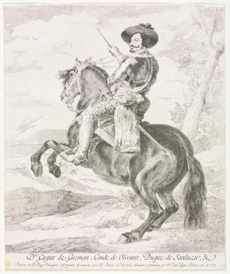 Gaspar de Guzman, by Francisco Goya, 1778