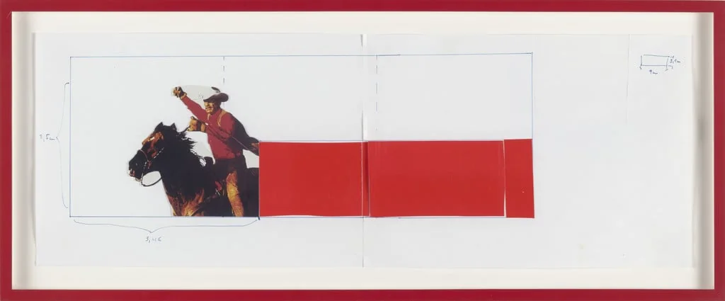 Untitled, by Monica Bonvicini, paint, 2000