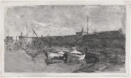 The Harbor at Viareggio [La Darsena]