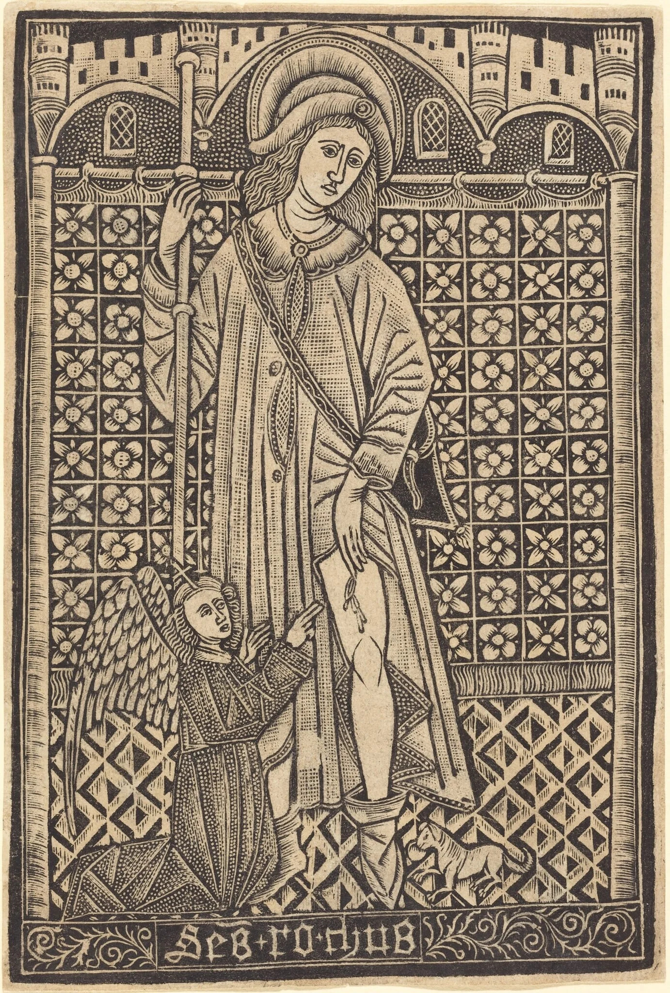 Saint Roche, by German 15th Century, 1480