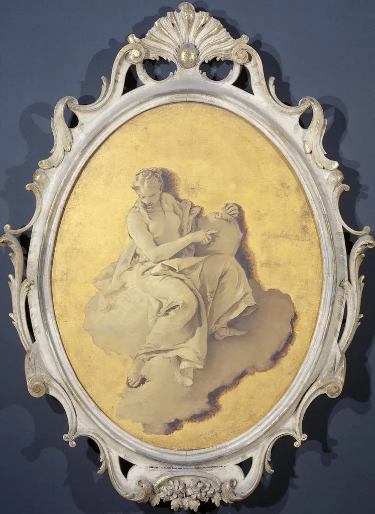 Allegorical Figure of a Woman with a Shield or a Mirror (Prudence?)