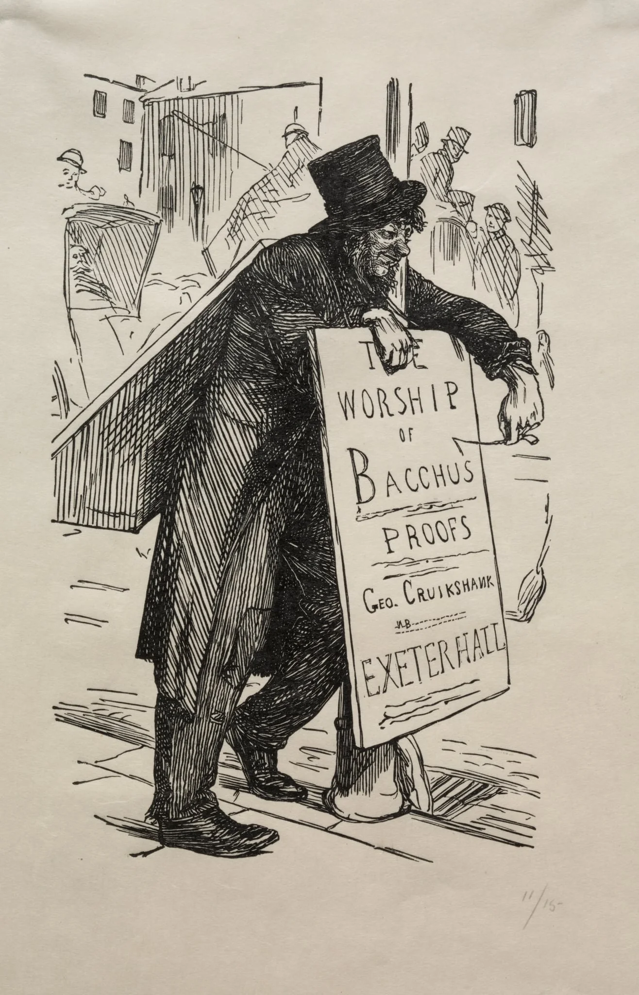 The Modern Art of Advertising, by George Louis Palmella Busson Du Maurier, 1863
