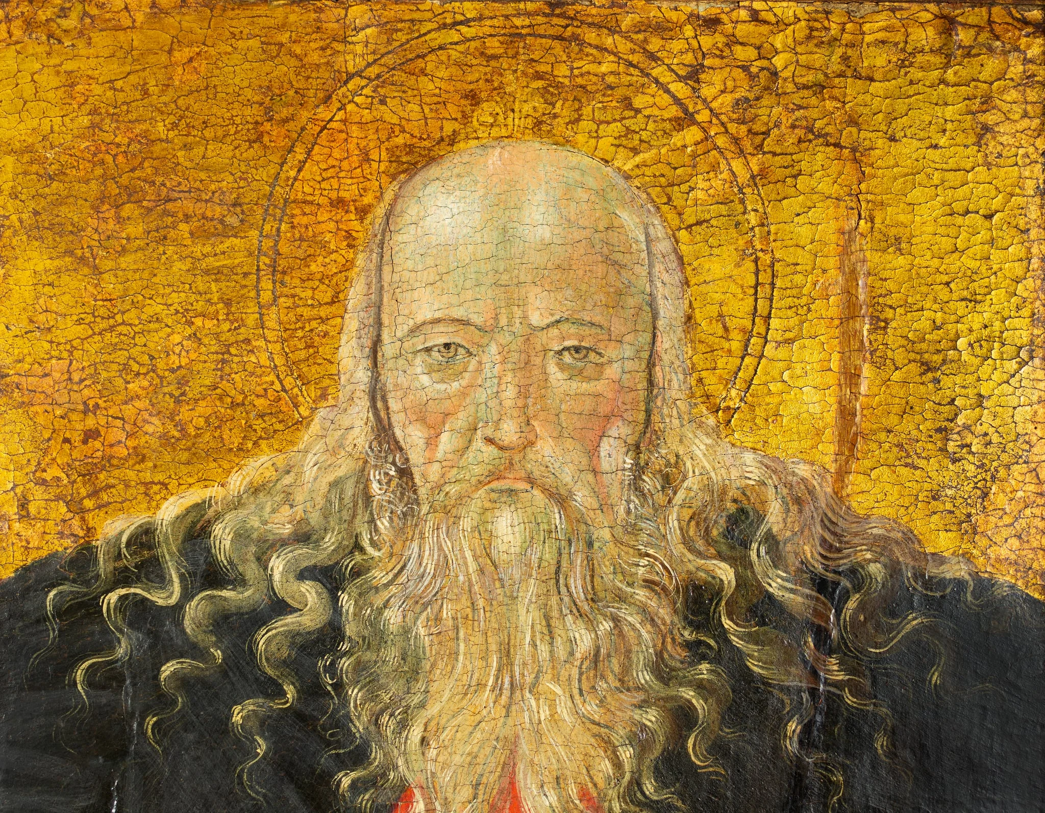 Painting, God the Father, by ?possibly Nicholas Froment, unspecified, 1475