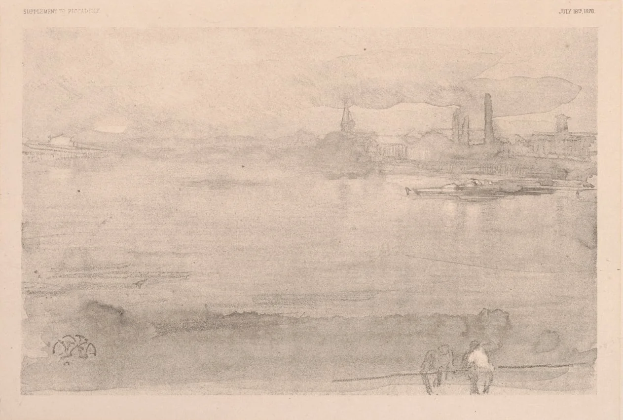 Early Morning:  The Thames at Battersea, by James McNeill Whistler, 1878