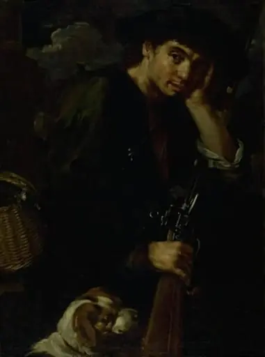 Hunter with his Gun and Dog. (Allegory of "Air")