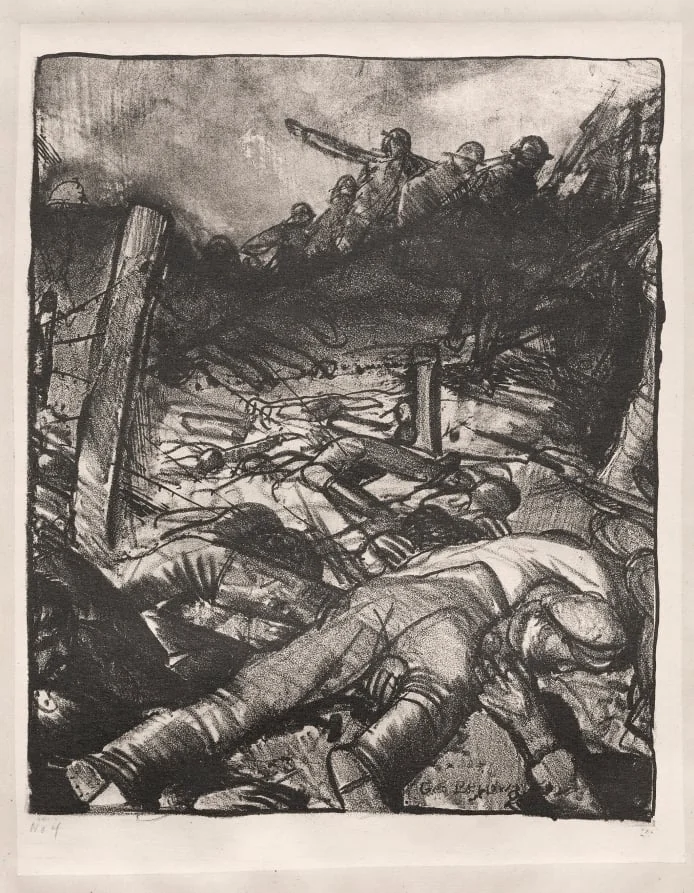 War Series:  The Charge, Left Detail