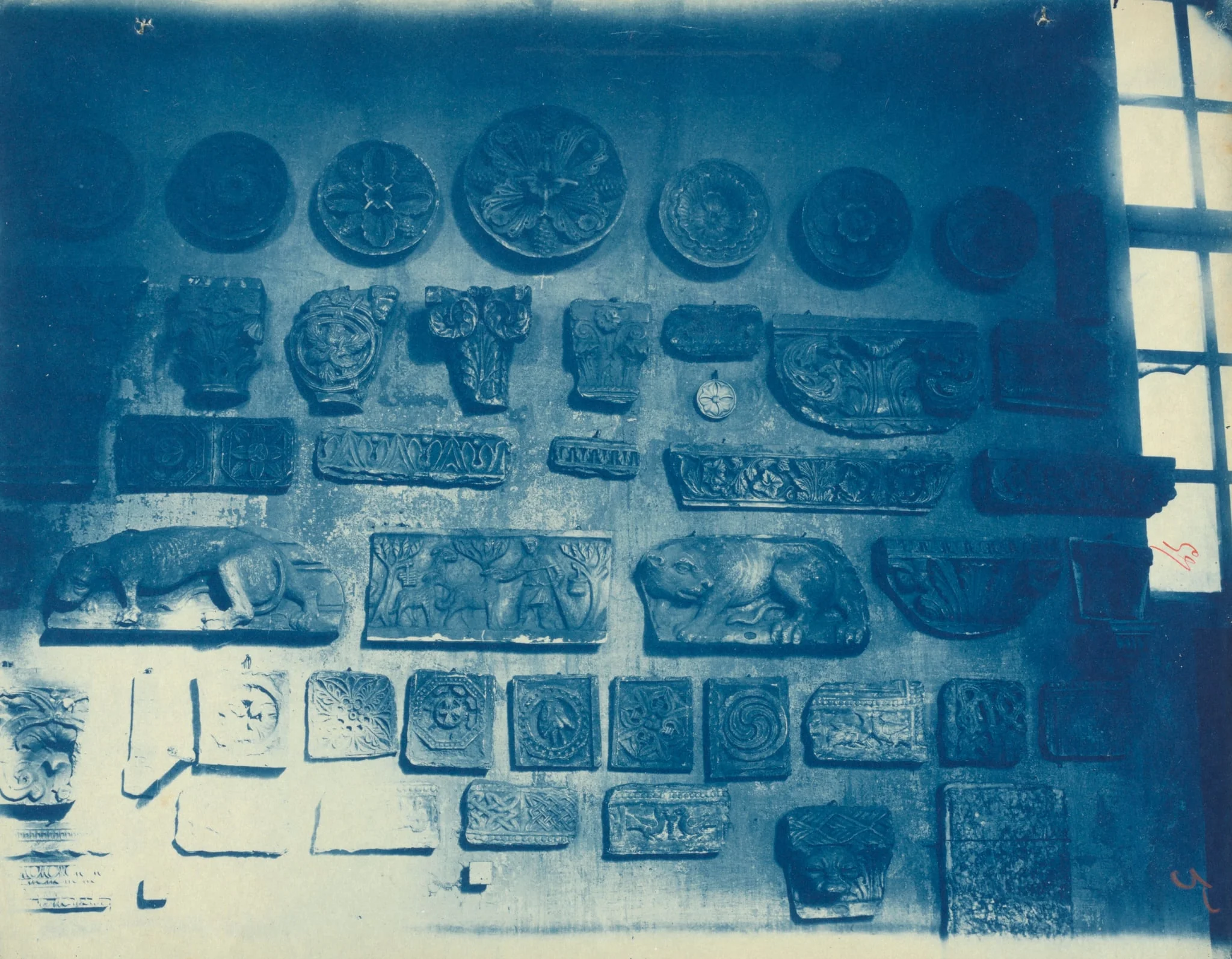 Casts of Architectural Details in a Studio, by Adolphe Terris, 1868