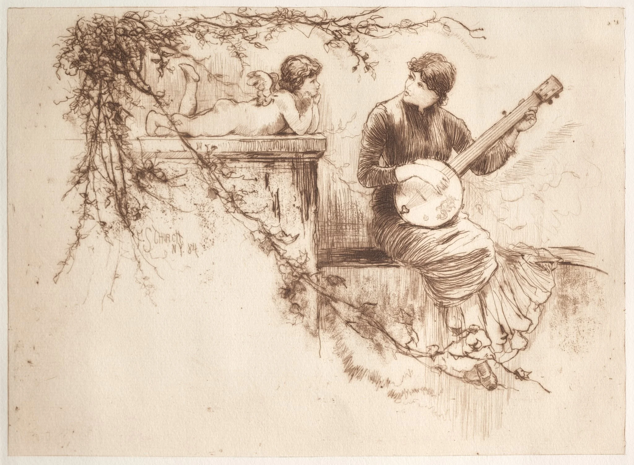 A Symphony, by Frederick Stuart Church, 1884