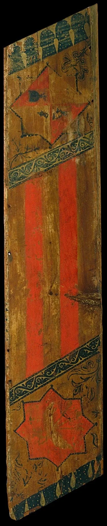 Coffered ceiling panel with the coats of arms of the Cardona family and of the Count of Empúries, by Unknown, unspecified