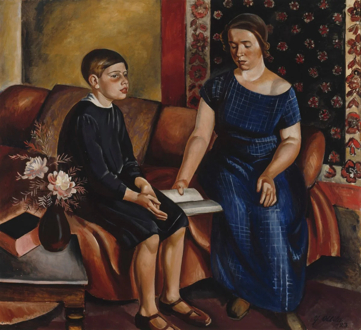 Läksyn kuulustelu, by Yrjö Ollila, unspecified, 1919