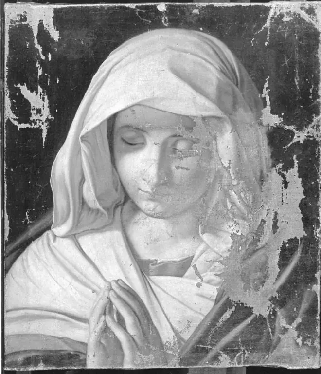 Virgin Mary praying