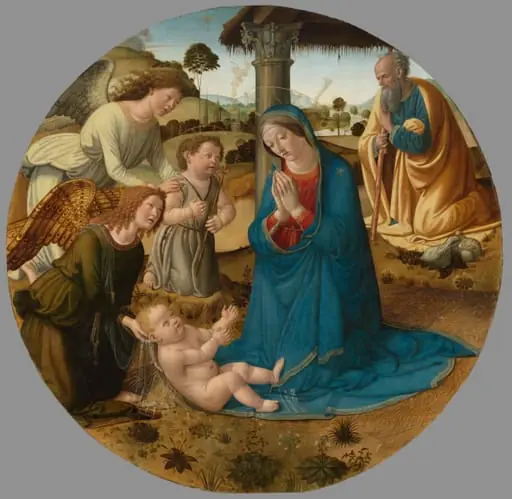 De aanbidding van het Christuskind