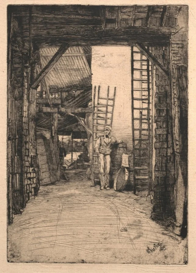 The Lime-burner, by James McNeill Whistler, 1851