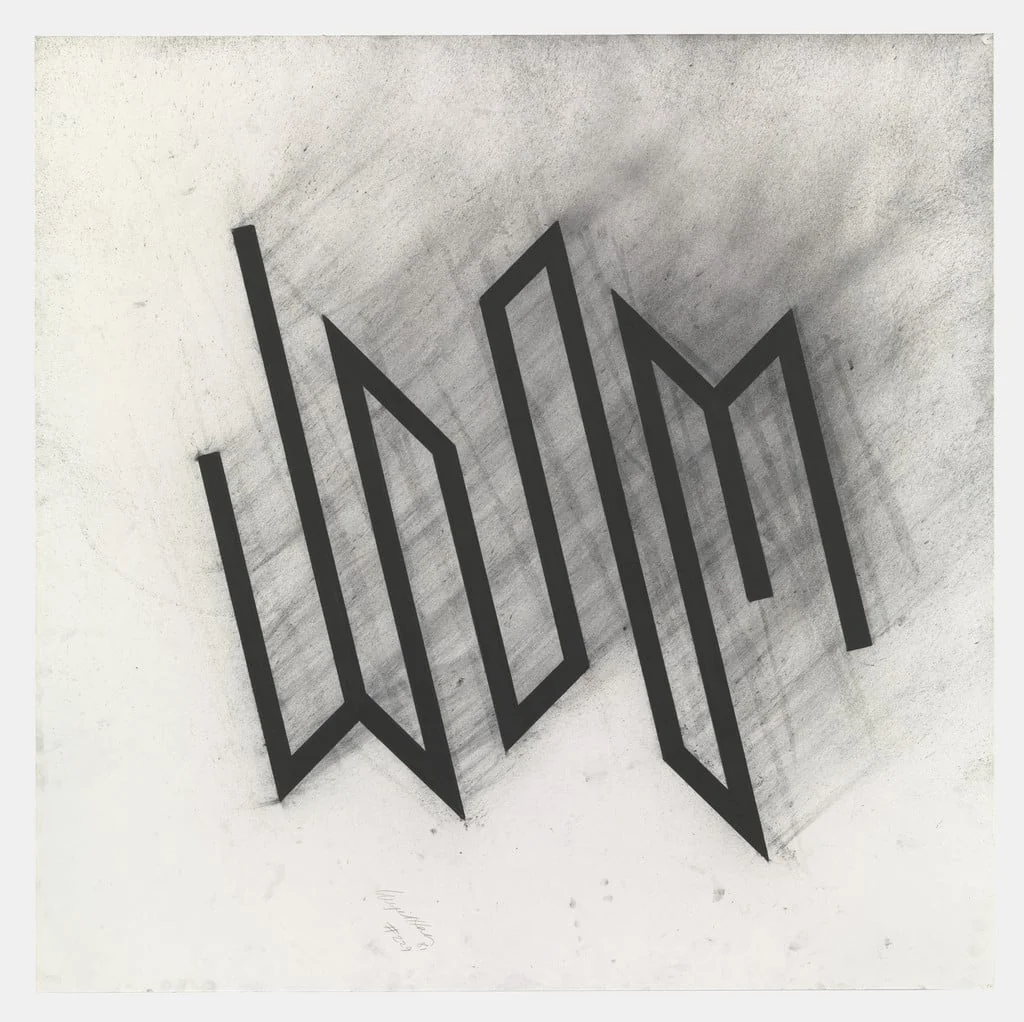 Untitled, by Nigel Hall, charcoal, 1981