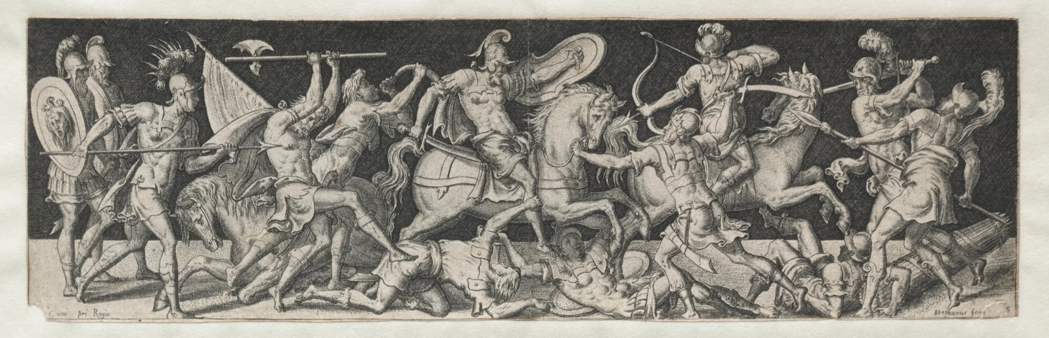 Combats and Triumphs No. 12, by Etienne Delaune, 1561