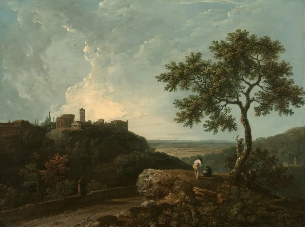Tivoli: The Temple of the Sybil and the Campagna