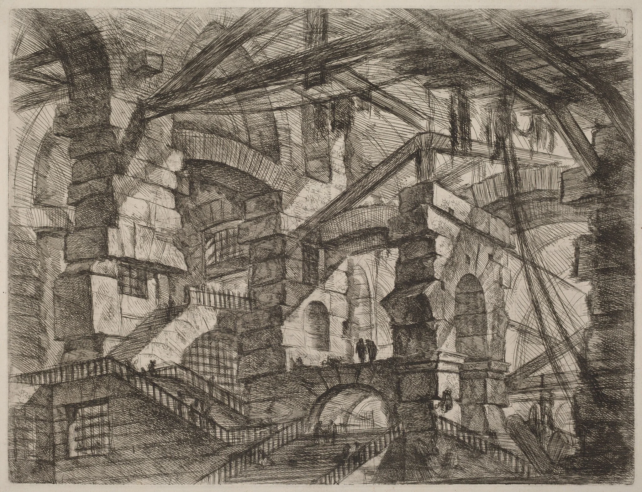 The Gothic Arch, by Giovanni Battista Piranesi, ink, 1754