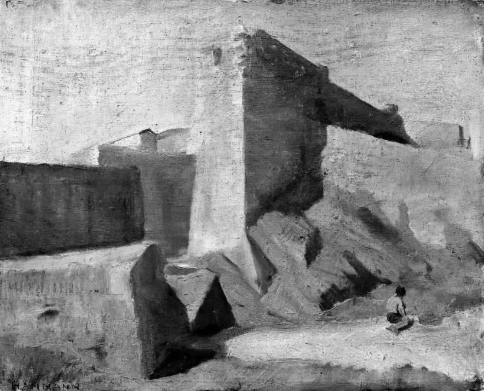 The Fortress in Collioure, by Unknown, 1926