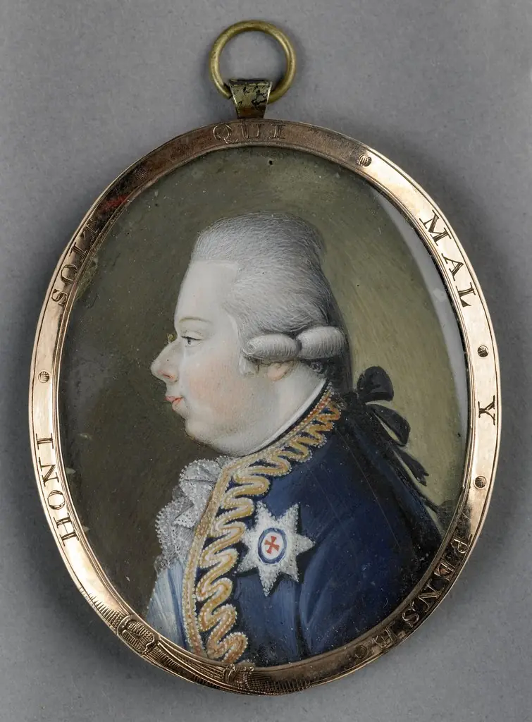 Portrait of Willem V van Oranje- Nassau (1748-1806)