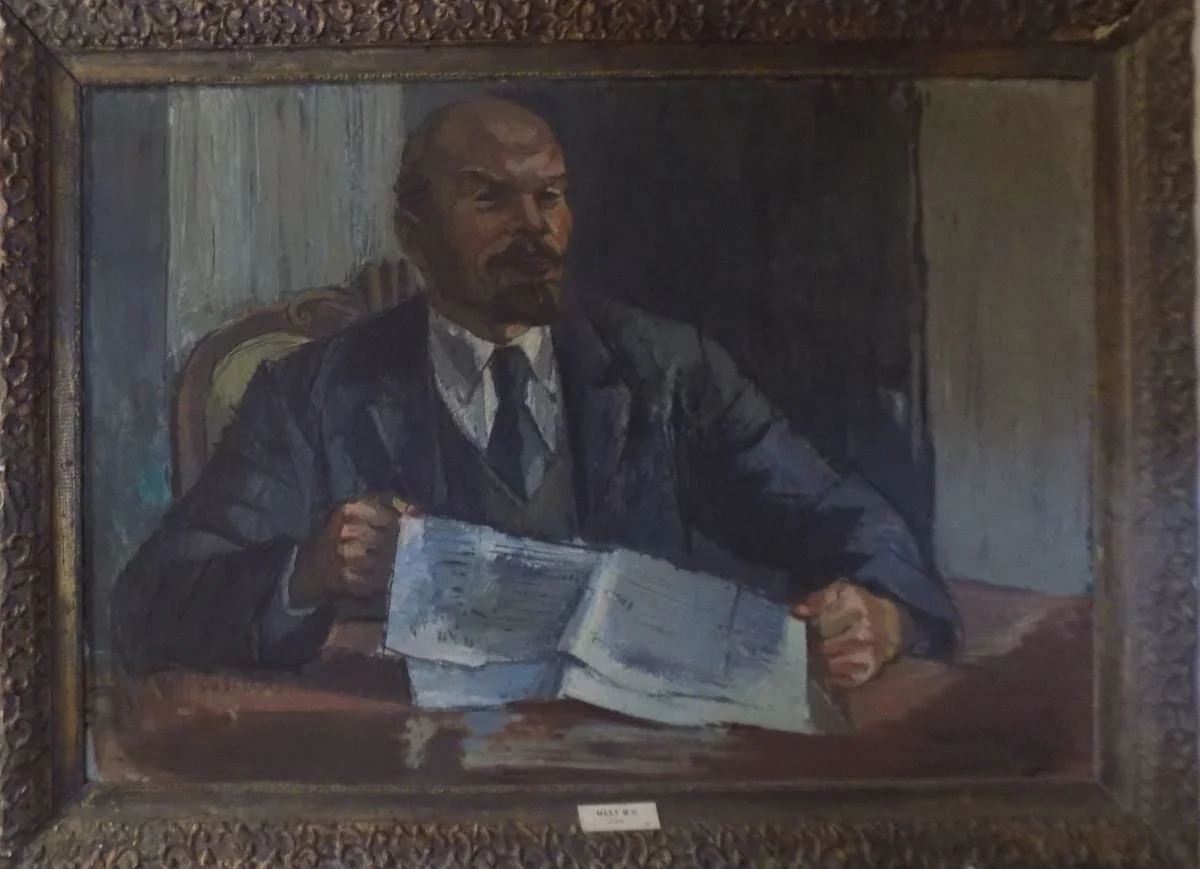 V.I. Lenin, by Max Hermann Maxy, unspecified, 1960