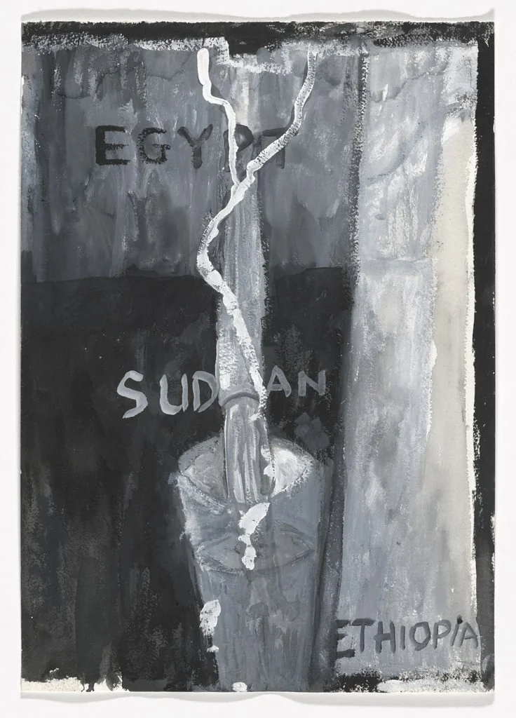 Untitled, by Anna Boghiguian, gouache, 2011