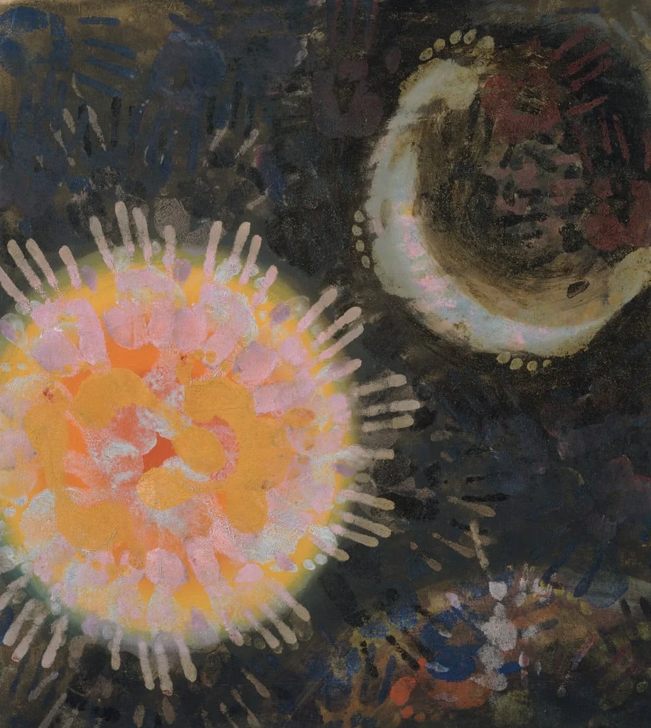 Untitled, by Renato Cristiano, oil, 1958