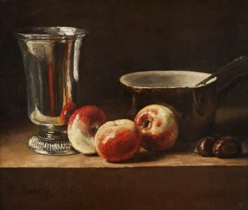 Still Life with Apples and a Silver Goblet