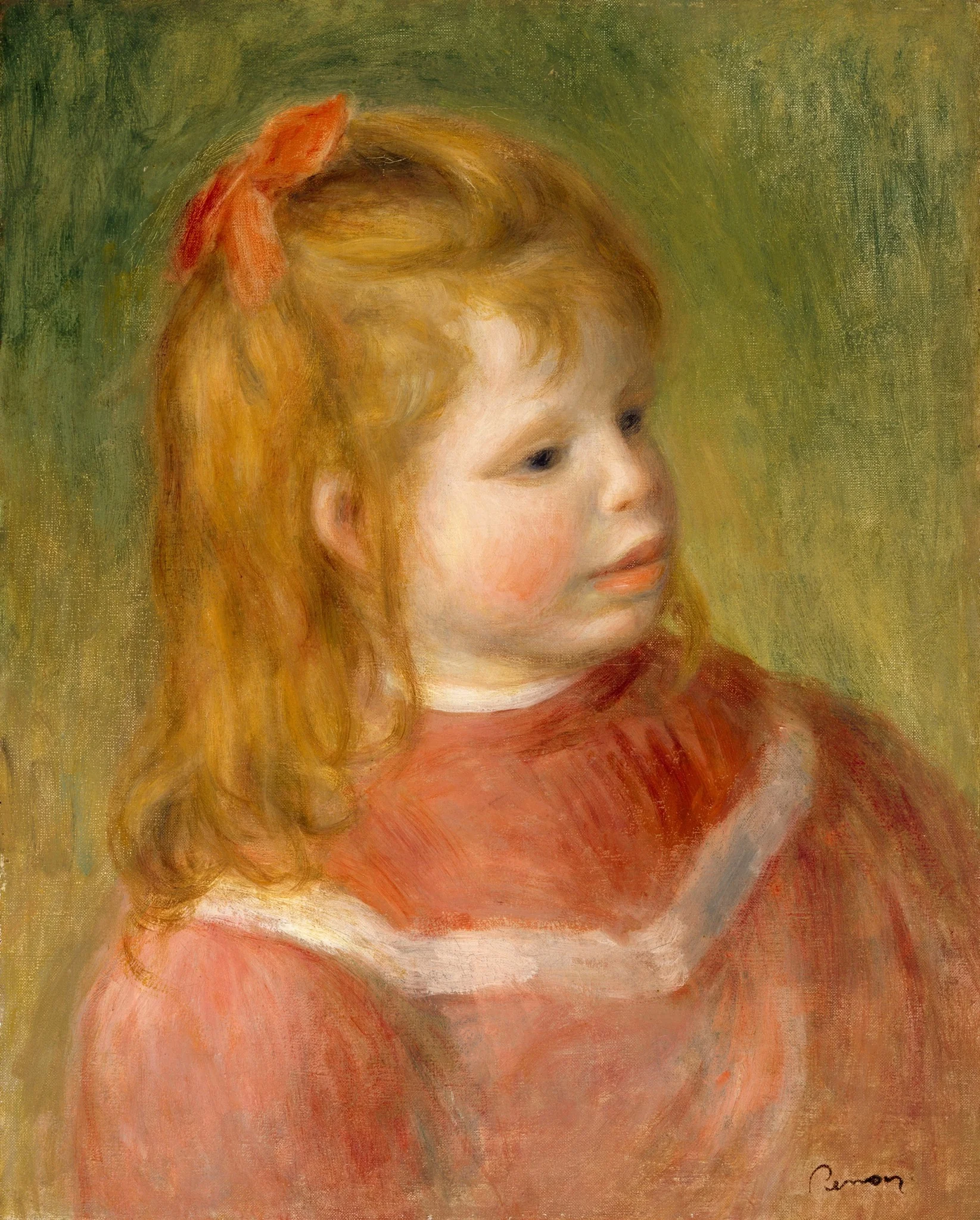 Portrait of Jean, by Auguste Renoir, oil, 1899