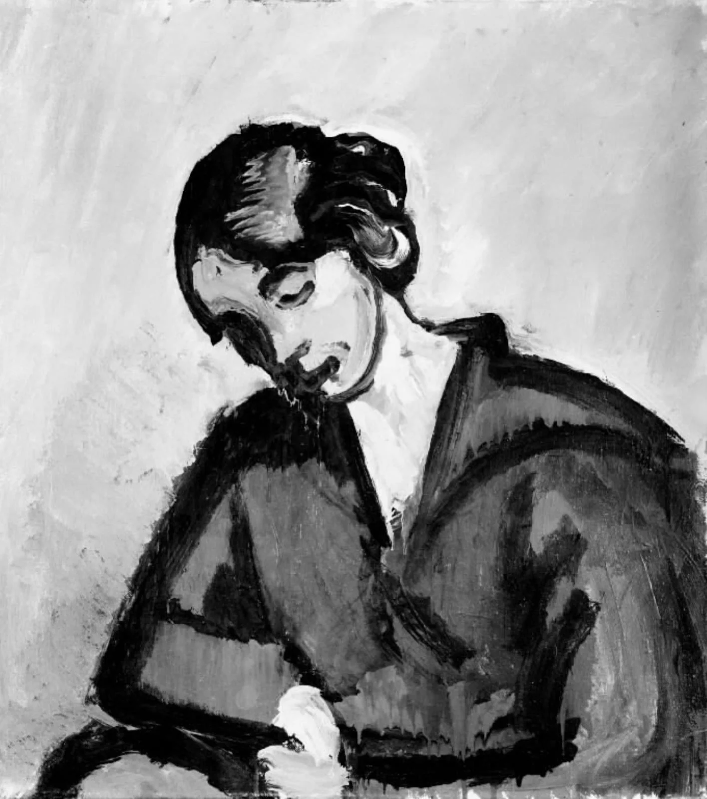 A Lady in Green, by Unknown, 1923