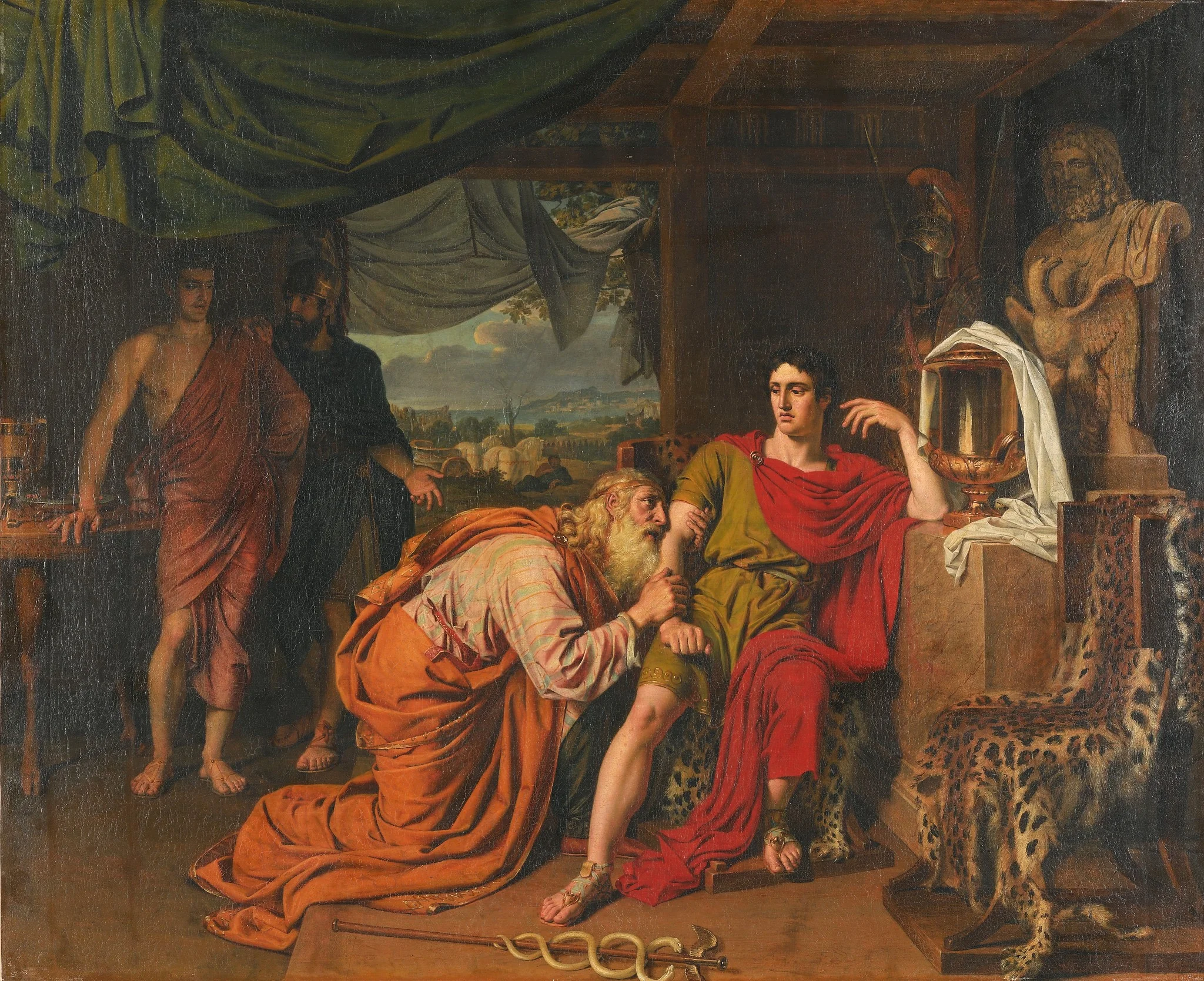 Priam asks Achilles to return Hector's body