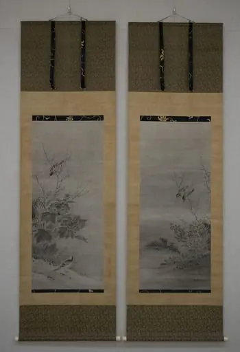 伝狩野之信筆　花鳥図|Birds and Flowers