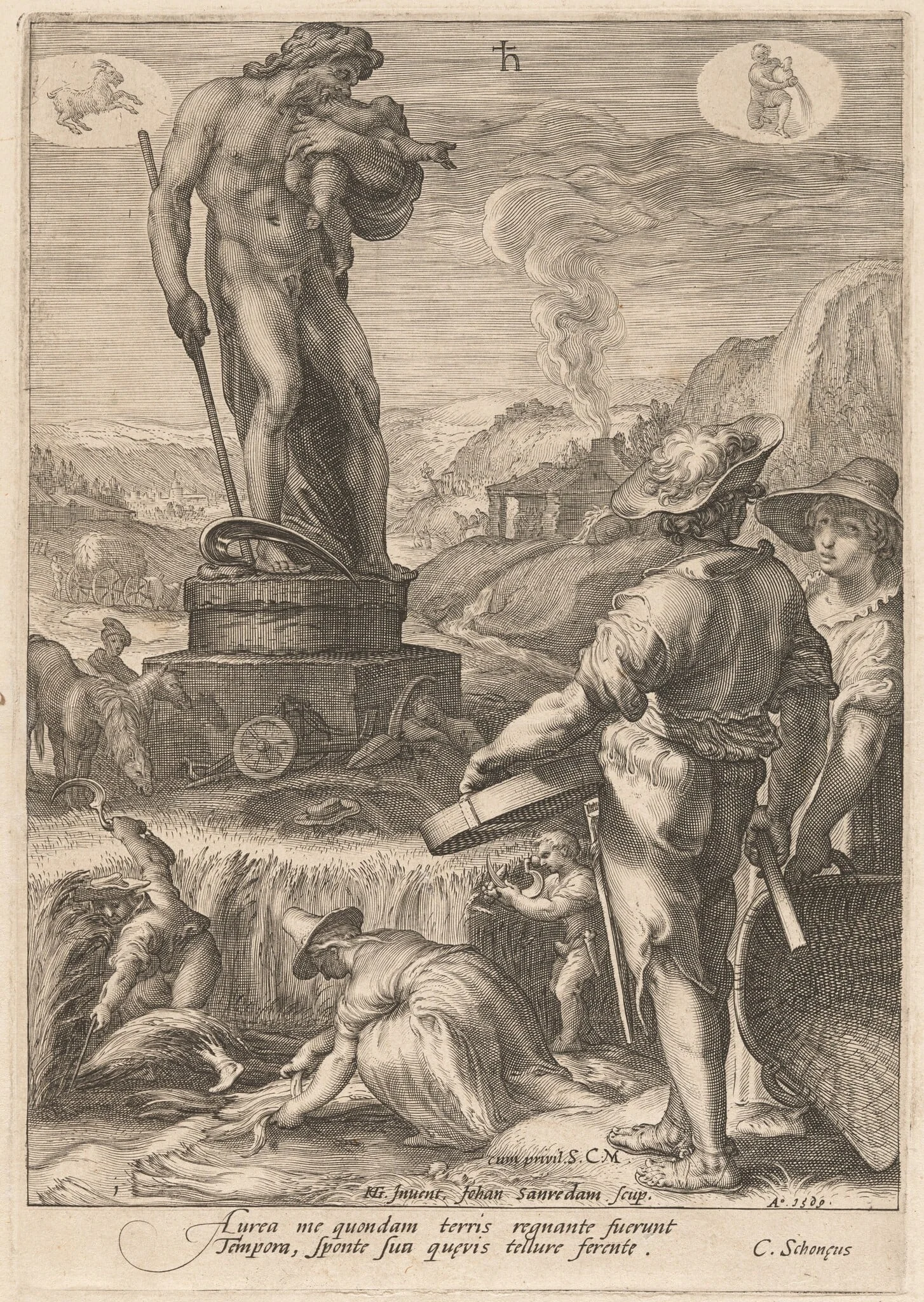 Saturn Presiding Over Agriculture