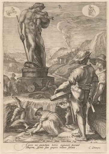 Saturn Presiding Over Agriculture
