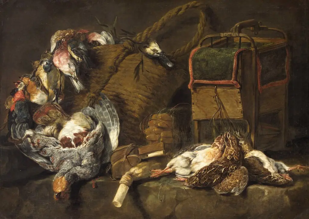 Dead game birds