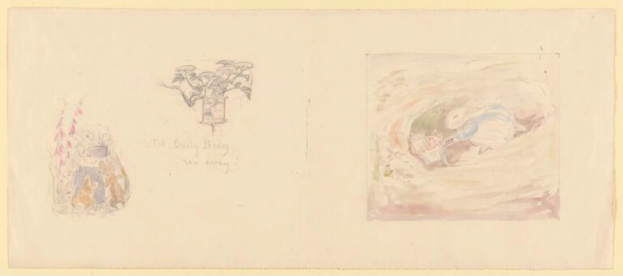 Cecily Parsley, by Beatrix Potter, watercolor, 1896