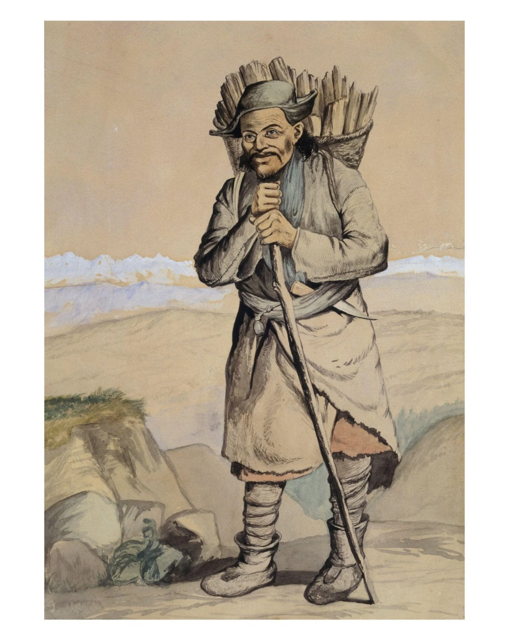 Untitled, by R. Clint, paint, 1866