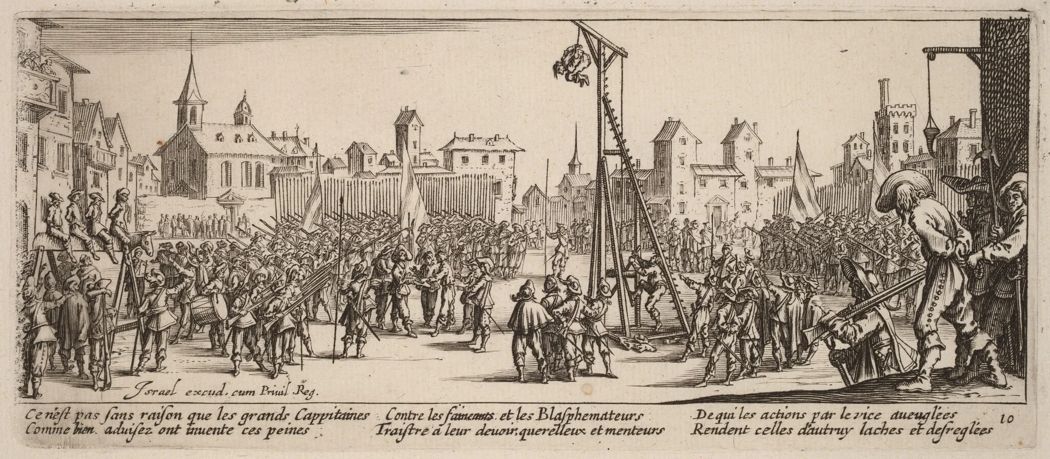 The Strappado, by Gerrit van Schagen, ink, 1642
